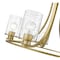 Z-Lite Beckett 5 Light Chandelier, Olde Brass And Clear Seedy 492-5OBR - alternate 4